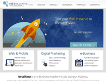 Tablet Screenshot of netallianz.com